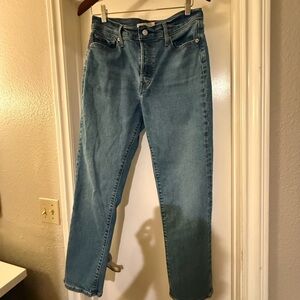 Levi’s 29 Wedgie Straight Leg Jeans Women’s Medium Wash Classic Denim